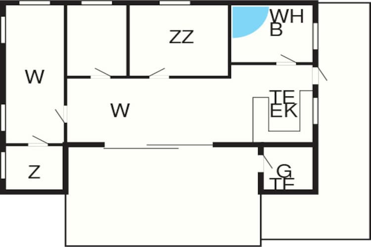 6 persoons vakantie huis in Løkken-By Traum - Plattegrond