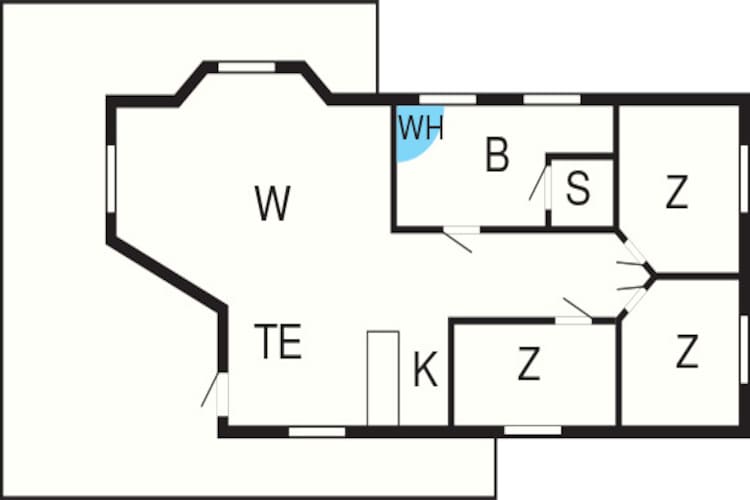 8 Personen Ferienhaus in Hadsund-By Traum - Grundriss