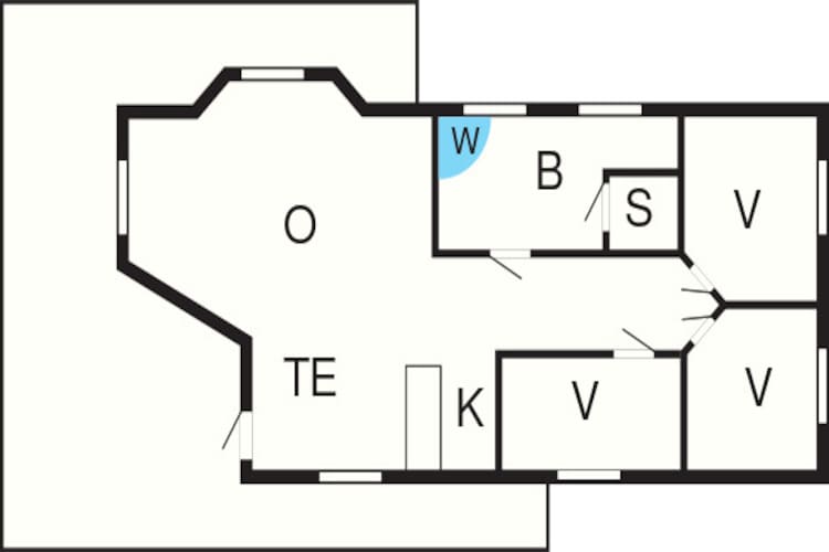 8 Personen Ferienhaus in Hadsund-By Traum - Grundriss