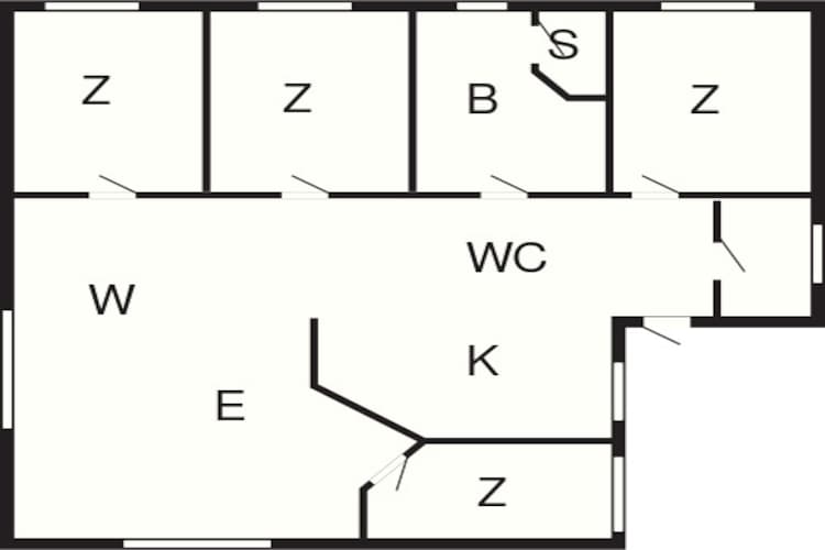 Licht zomerhuis nabij zee -- By Traum Ferienwohnungen-Plattegrond