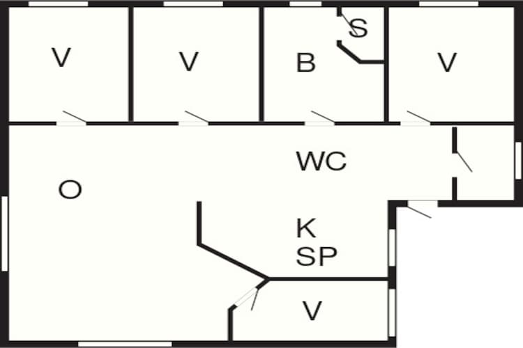 Licht zomerhuis nabij zee -- By Traum Ferienwohnungen-Plattegrond