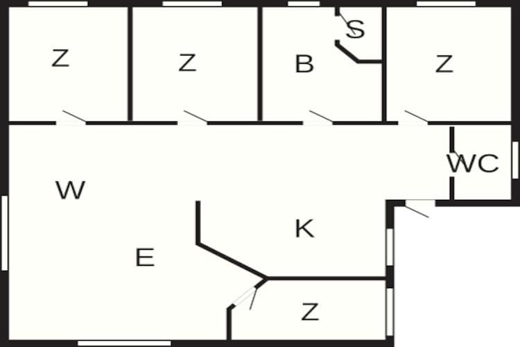 Licht zomerhuis nabij zee -- By Traum Ferienwohnungen-Plattegrond