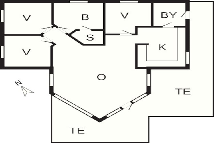 Modern Strandverblijf -- By Traum Ferienwohnungen - Plattegrond