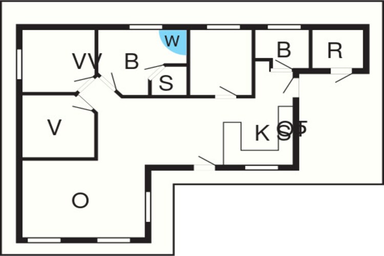 6 persoons vakantie huis in Sjølund-By Traum-Plattegrond