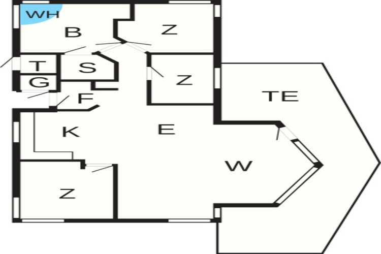 J109 SW - Plattegrond