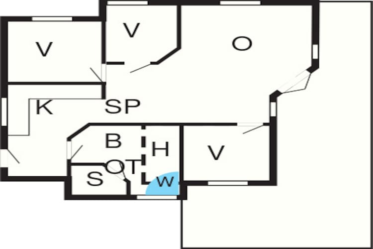 8 persoons vakantie huis in Grenaa-By Traum-Plattegrond