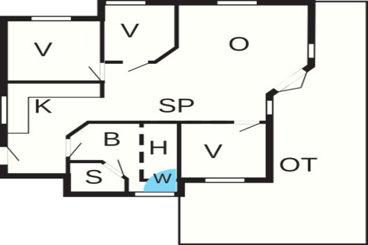 8 persoons vakantie huis in Grenaa-By Traum-Plattegrond