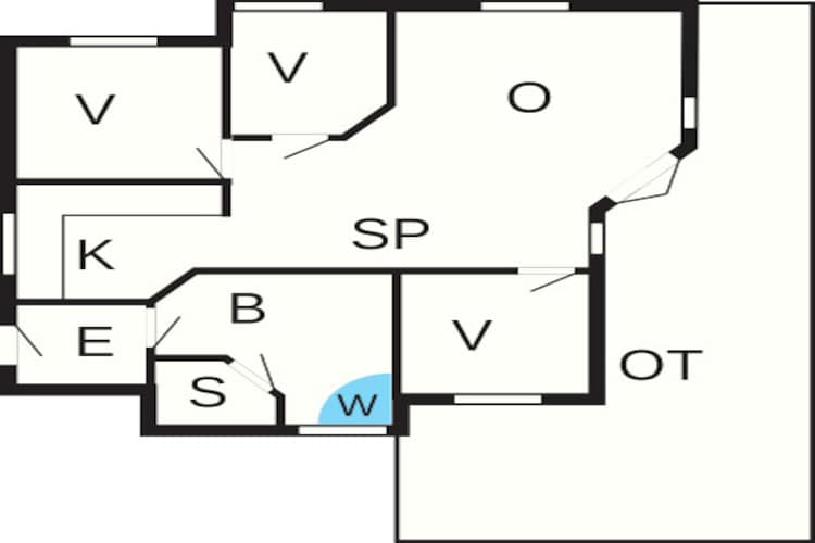 Maison de vacances pour 8 a Grenaa-By Traum - Plan