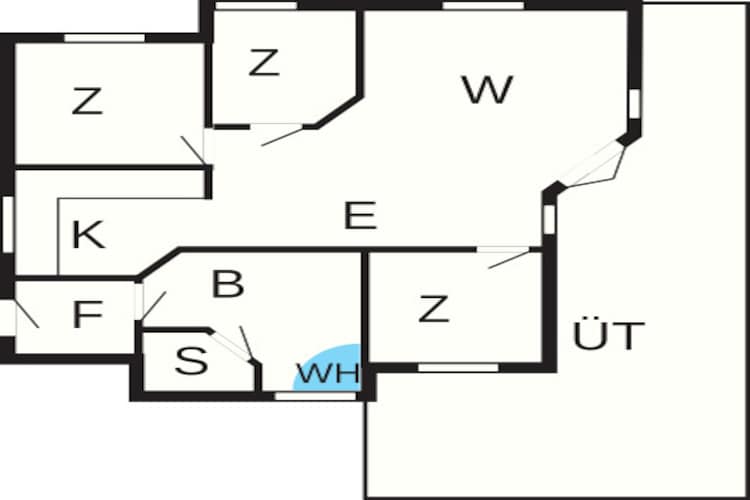 Maison de vacances pour 8 a Grenaa-By Traum - Plan