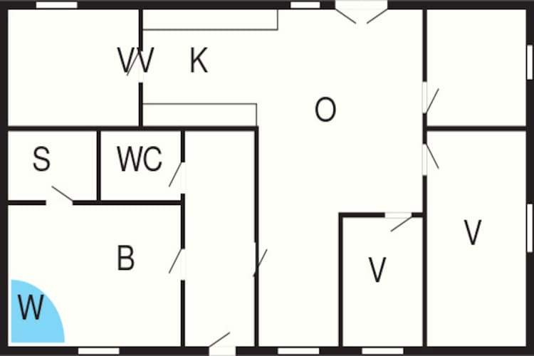 8 persoons vakantie huis in Hadsund-By Traum-Plattegrond
