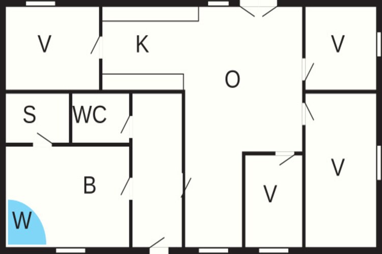 8 persoons vakantie huis in Hadsund-By Traum-Plattegrond