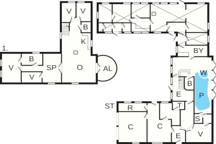 Luxe retraite met zwembad -- By Traum Ferienwohnungen-Plattegrond