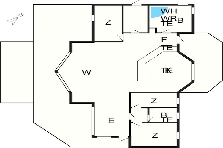 Maison de vacances pour 9 a Gørlev-By Traum-Plan d'étage