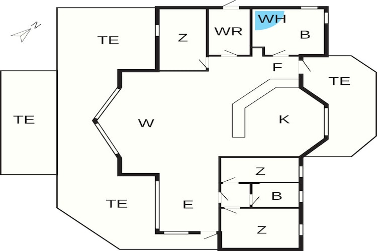 9 persoons vakantie huis in Gørlev-By Traum-Plattegrond