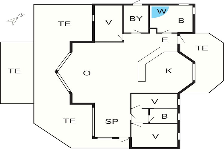 9 persoons vakantie huis in Gørlev-By Traum-Plattegrond