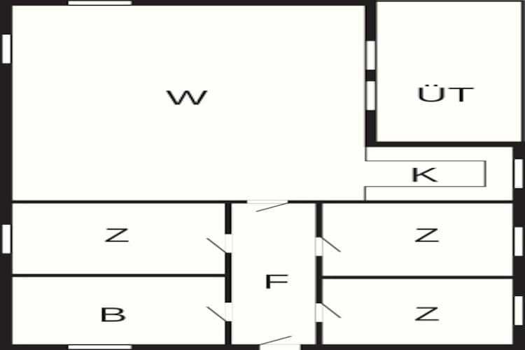 6 persoons vakantie huis in Væggerløse-By Traum - Plattegrond