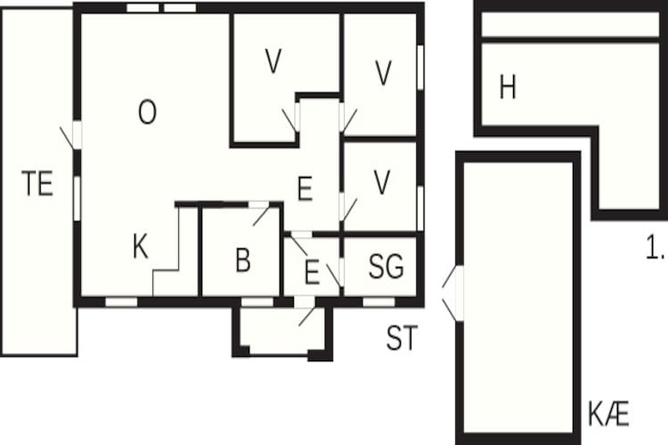 7 Personen Ferienhaus in Selje-By Traum - Grundriss