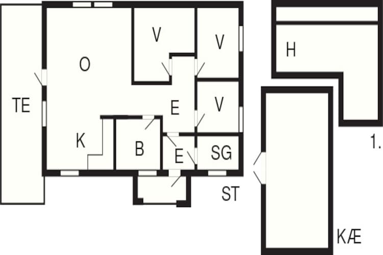 7 person holiday home in Selje-By Traum - Floor plan