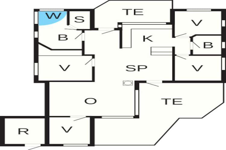 9 persoons vakantie huis in Hjørring-Plattegrond