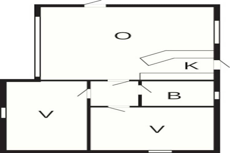 5 Personen Ferienhaus in Højslev-By Traum - Grundriss
