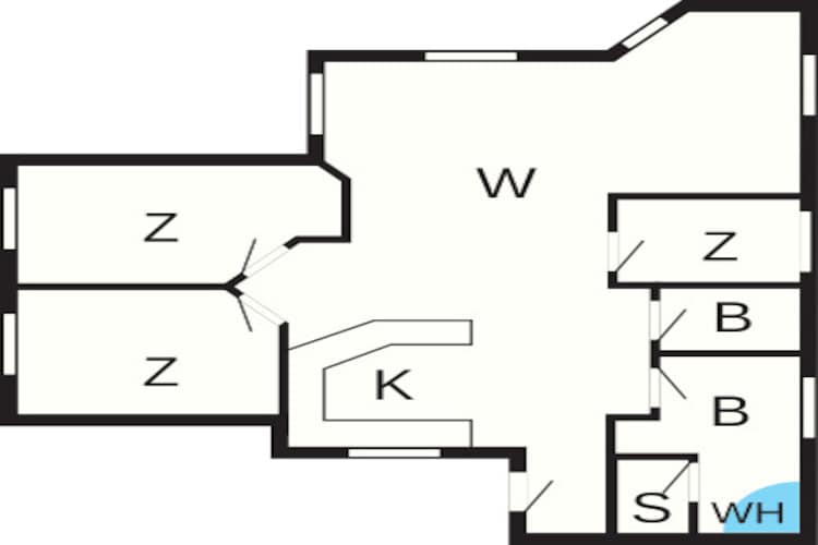6 persoons vakantie huis in Hemmet-By Traum - Plattegrond