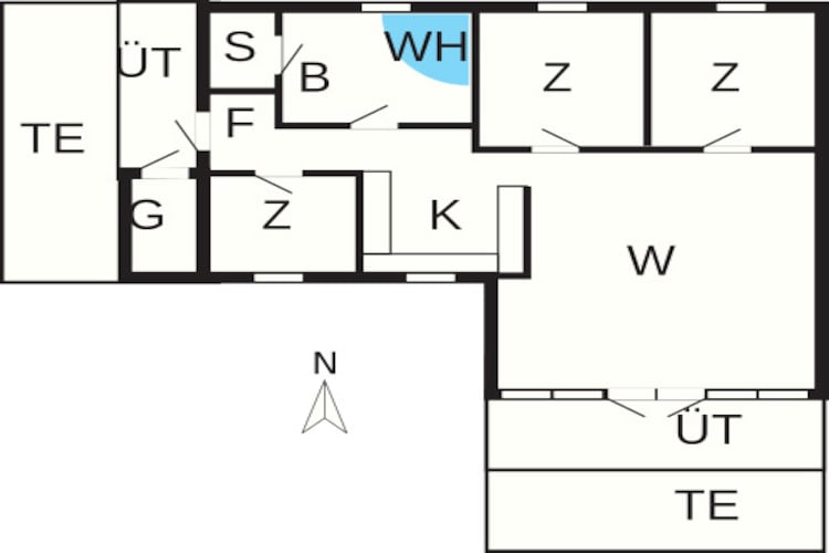 6 persoons vakantie huis in Højslev-By Traum-Plattegrond