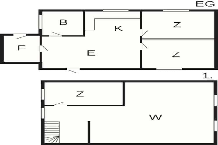 6 person holiday home in Svaneke-By Traum-Floor plan