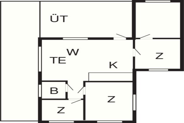 Kustparadijs in Vang -- By Traum Ferienwohnungen-Plattegrond