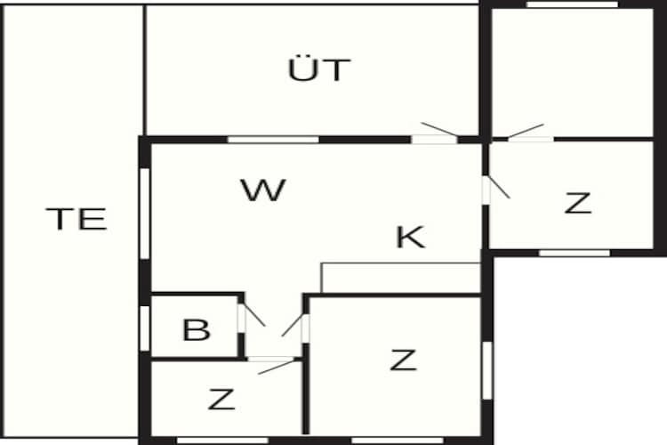 Kustparadijs in Vang -- By Traum Ferienwohnungen-Plattegrond