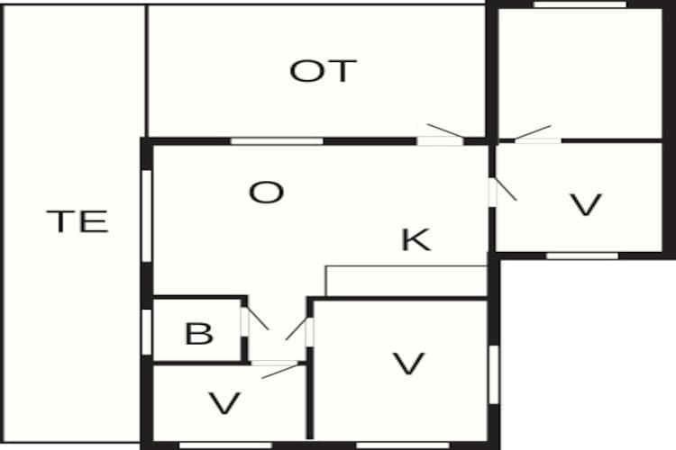 Kustparadijs in Vang -- By Traum Ferienwohnungen-Plattegrond