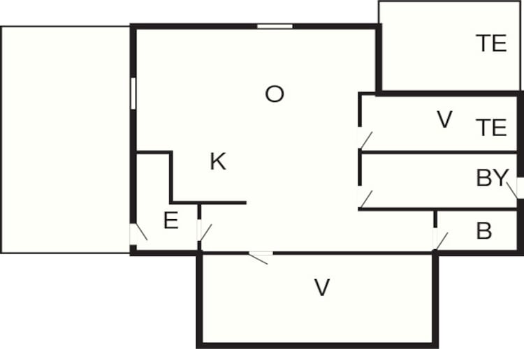 Maison de vacances pour 5 a HÄSSLEHOLM-By Traum-Plan d'étage