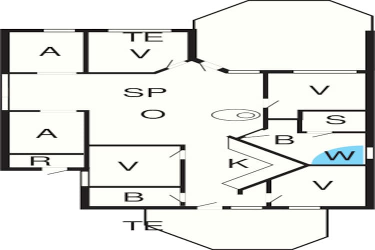 V135 SW-Plattegrond