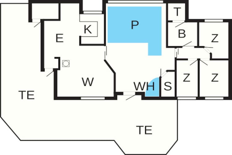 8 persoons vakantie huis in Læsø-By Traum - Plattegrond