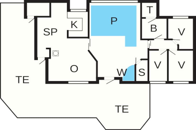 8 persoons vakantie huis in Læsø-By Traum - Plattegrond