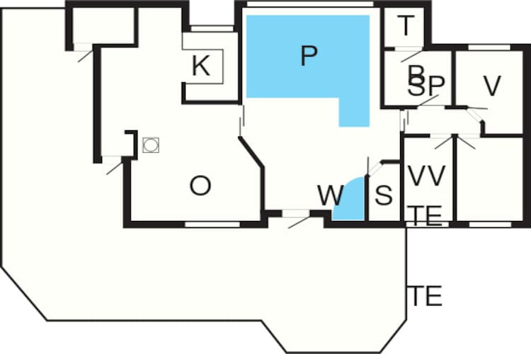 8 persoons vakantie huis in Læsø-By Traum - Plattegrond