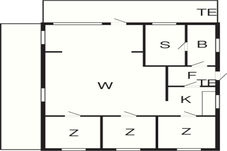 6 persoons vakantie huis in Rudkøbing-By Traum-Plattegrond