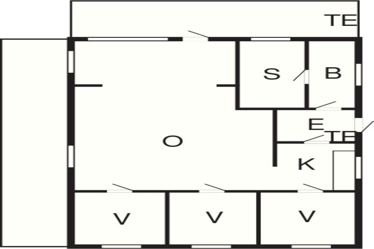 6 persoons vakantie huis in Rudkøbing-By Traum-Plattegrond
