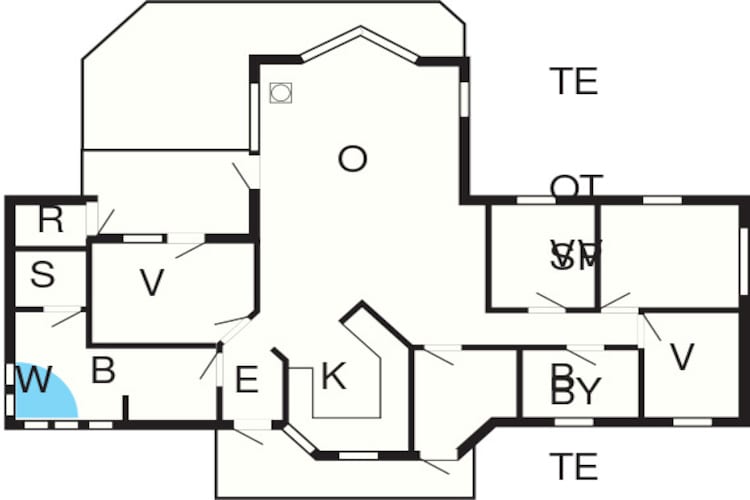 Maison de vacances pour 10 a Græsted-By Traum - Plan