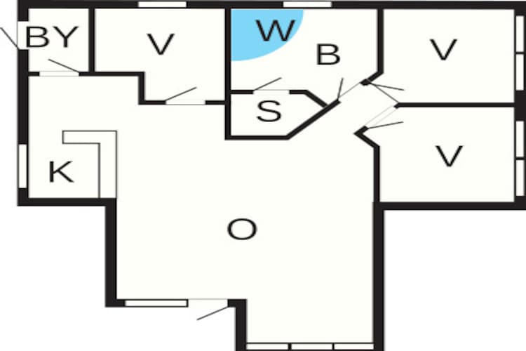 Rustige retraite in Klitmoller -- By Traum Ferienwohnungen-Plattegrond