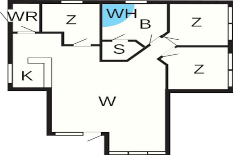 Rustig toevluchtsoord in Klitmoller - Plattegrond