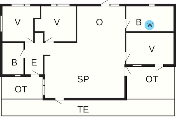 6 persoons vakantie huis in Hjørring-By Traum - Plattegrond