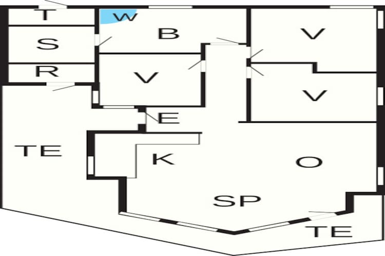 J91 SW - Plattegrond