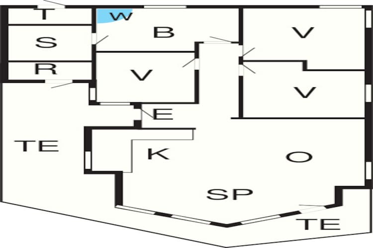 J91 SW - Plattegrond