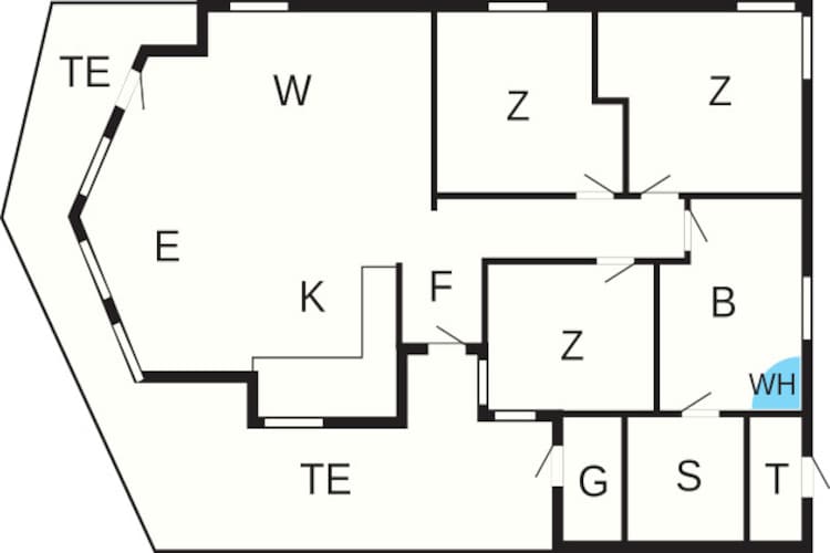 J91 SW - Plattegrond