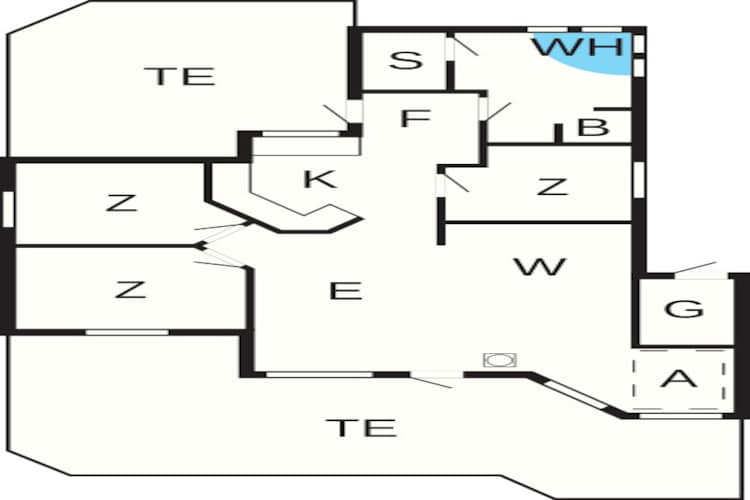Luxe Spa-Retreat in Ebeltoft -- By Traum Ferienwohnungen-Plattegrond