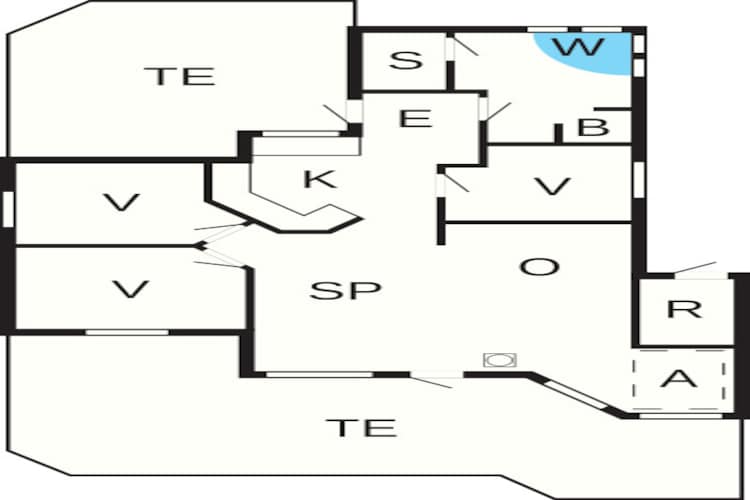 Luxe spa-resort in Ebeltoft - Plattegrond