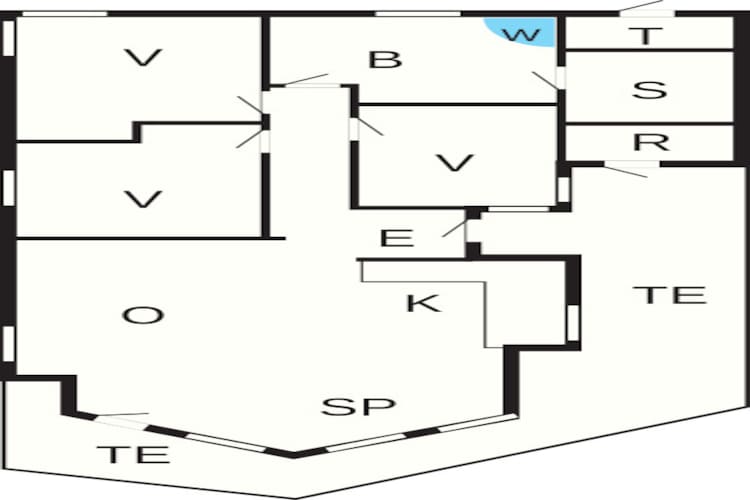 J91 SW - Plattegrond