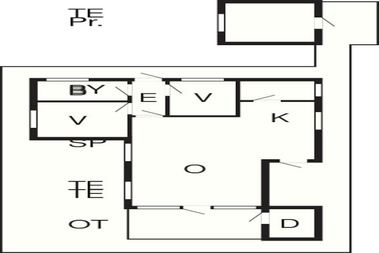 4 Personen Ferienhaus in Hurup Thy-By Traum-Grundriss