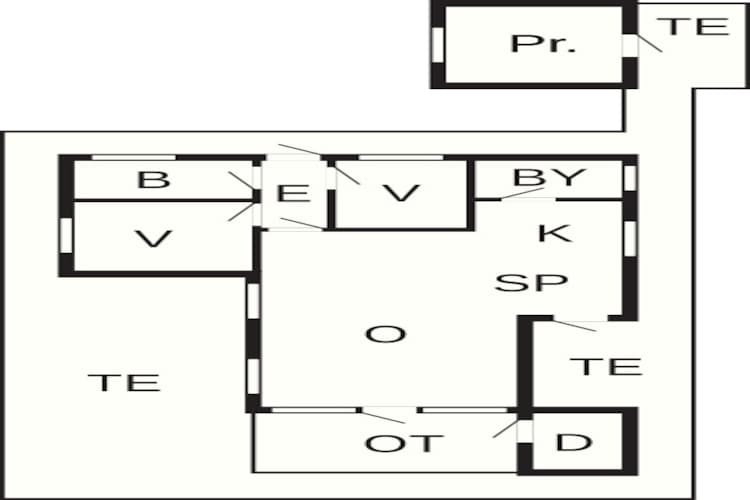 4 persoons vakantie huis in Hurup Thy-By Traum-Plattegrond