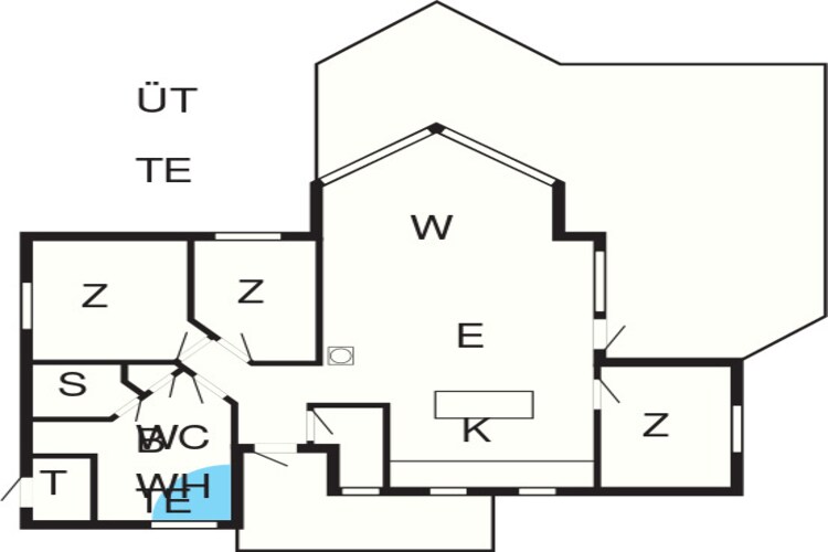 Luxe Spa-Retraite in Bork -- By Traum Ferienwohnungen-Plattegrond
